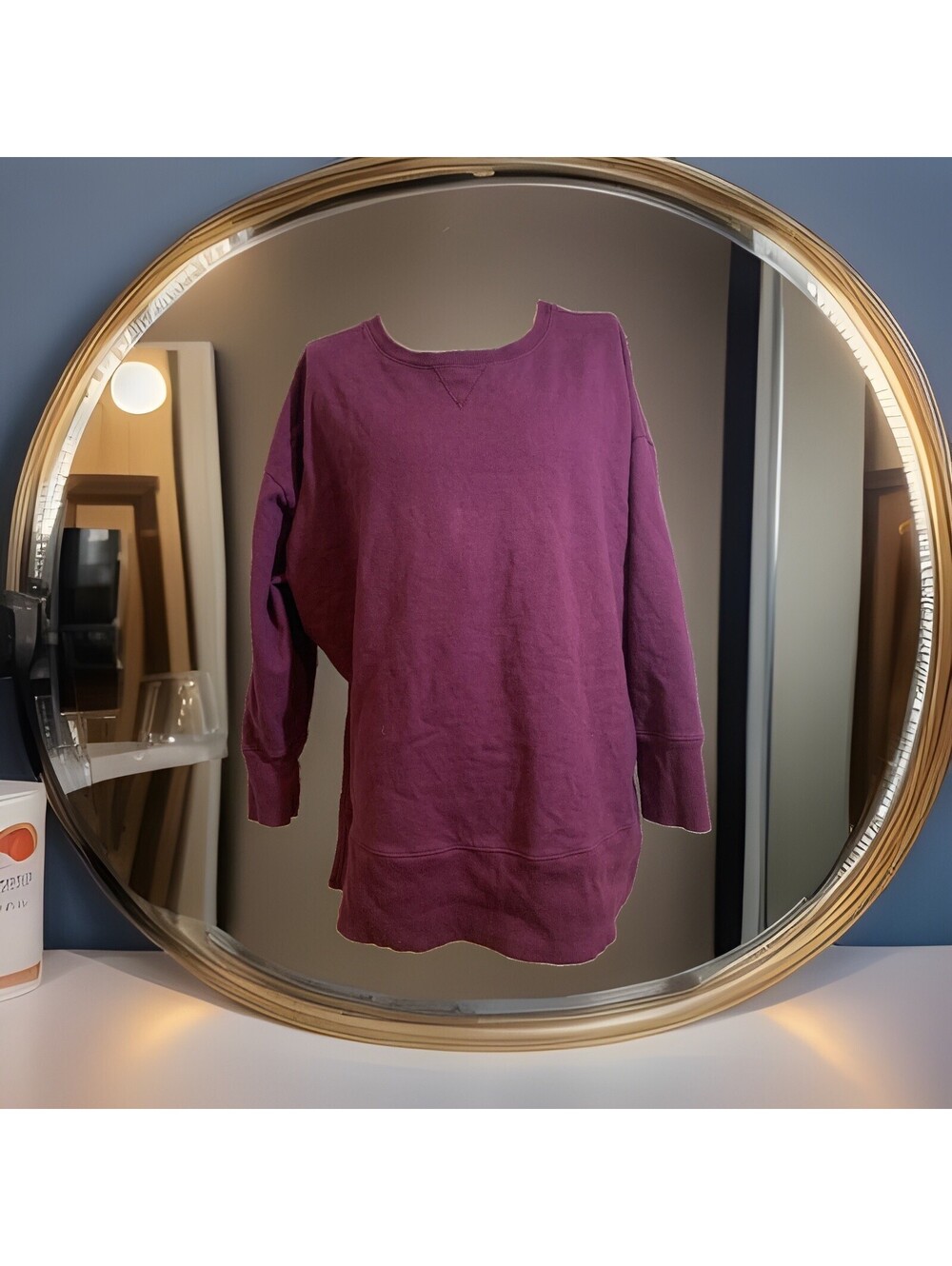 Terrac Sky Women’s Violet Long Sleeve Warm Shirt 20W-22W Size: 2X
